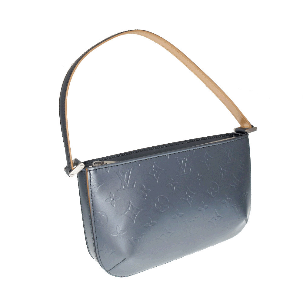 LOUIS VUITTON Fowler Monogram Matte Navy Blue Handbag